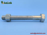 Hot Forged 1-1/4" ASTM F3125 TYPE A449 Heavy Hex Bolt Hot Dip Galvanized for building